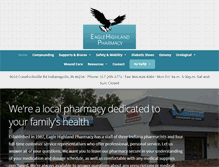 Tablet Screenshot of eaglehighlandpharmacy.com